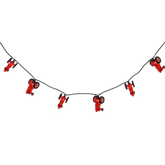 10ct. Tractor Patio String Lights By Northlight in Red | 6 ft | Michaels®